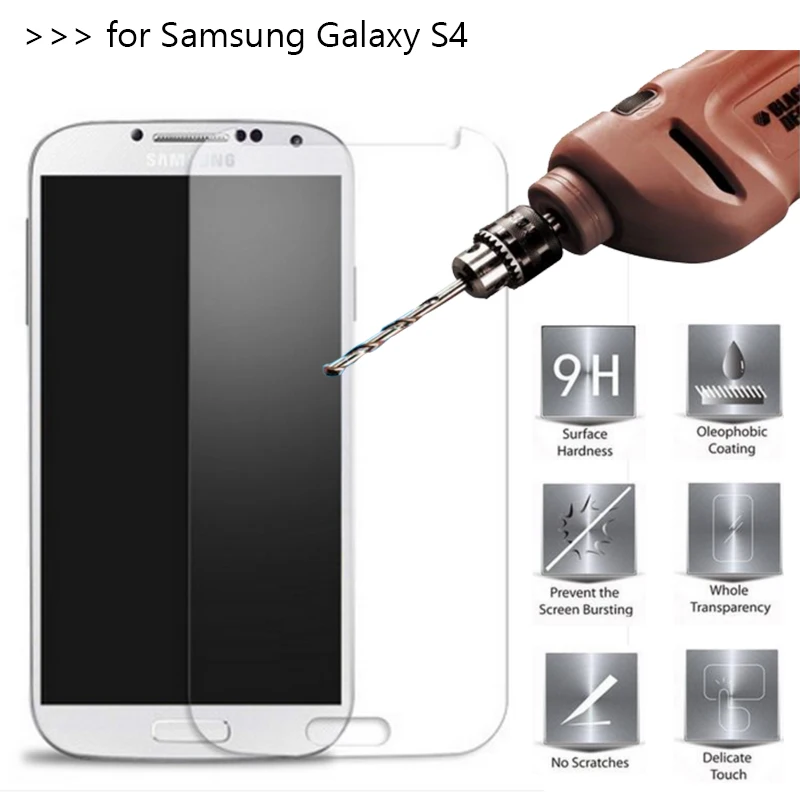 3 шт./лот закаленное Стекло Экран протектор для samsung Galaxy S4 i9500 защитная пленка