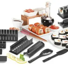 Полный набор Суши чайник комплект Райс рулона шеф-повар плесень Кухня Шарошки аксессуары инструмент 10 шт./компл.(без нож