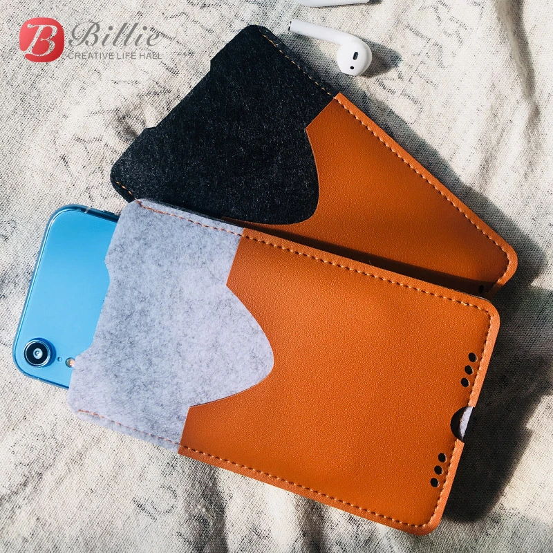 Apple の Iphone Xr ケースカバー携帯電話の袋手作りウールポーチ財布ケース Iphone Xr 6 1 インチ保護ケース Phone Pouches Aliexpress