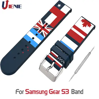 

For Samsung Gear S3 Frontier Classic Galaxy Watch 46mm Silicone Watchband Smart Bracelet 22mm Strap Sport Replacement Wristband