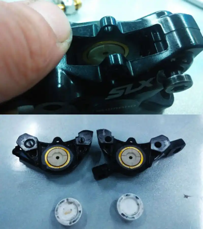 Metal Piston Hydraulic Brake Caliper Parts for Shimano XT//M785//M8000//SLX675 Util