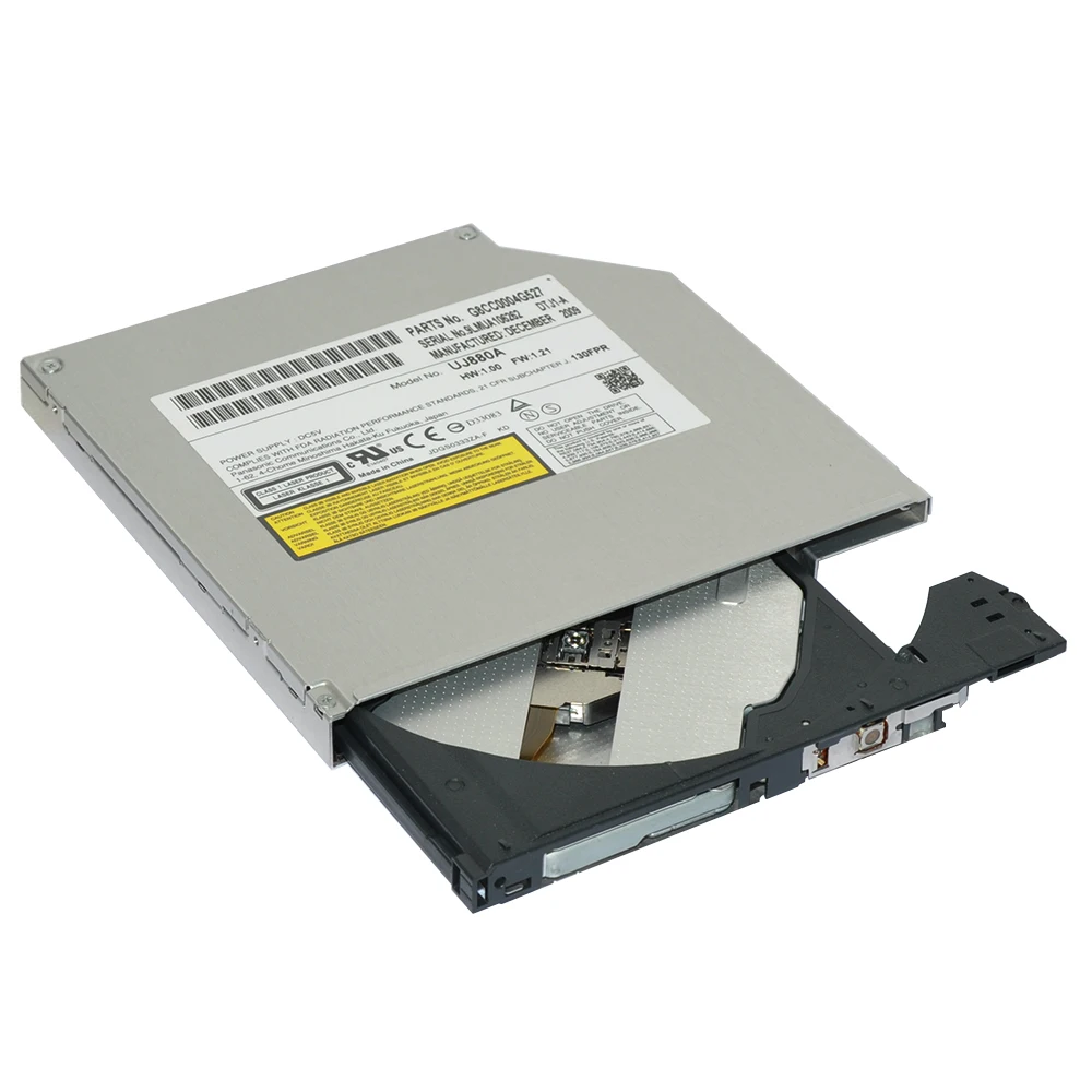 Deepfox Superdrive 12,7 мм DVD CD RW горелка Писатель Внутренний SATA Оптический привод ноутбук привод DVD горелка Писатель с панелью