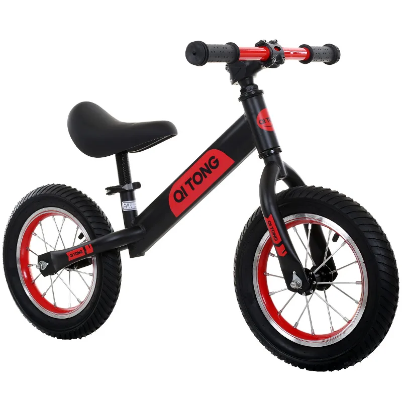 Top Brand New 12 Balance Bike Classic Kids No-Pedal Learn To Ride Pre Bike Pneumatic tire 2 Wheels Push Bicycle For Child (Ages 2-6) 3