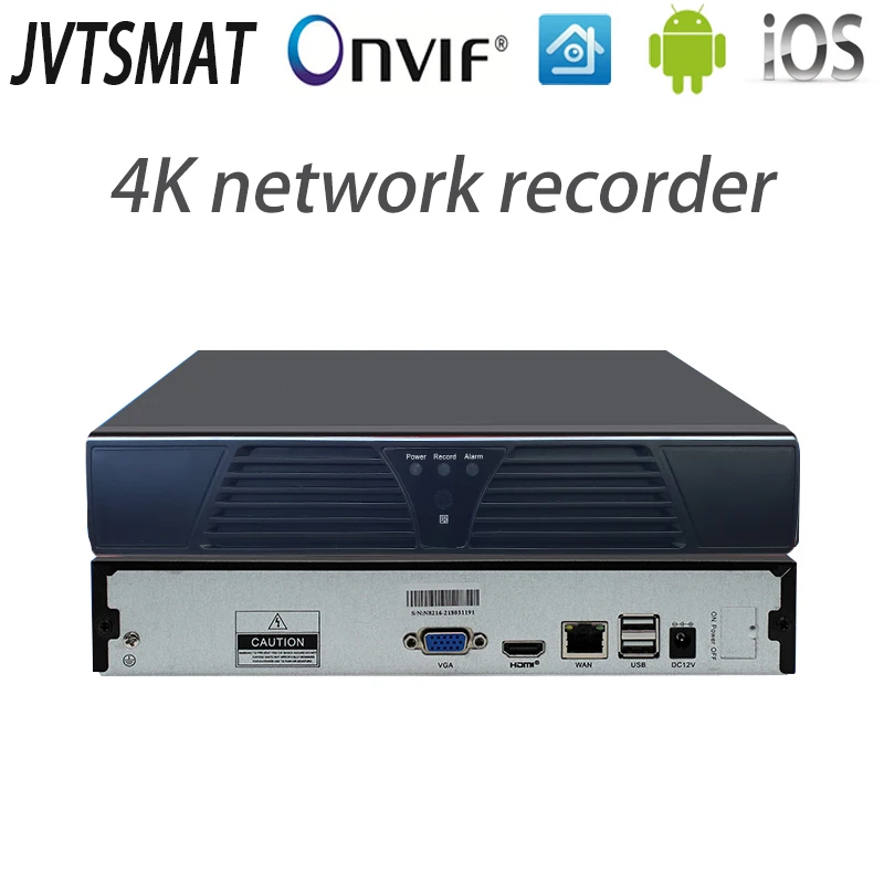 

jvtsmart H.265 25CH 32CH 16CH NVR 5mp 4mp 4K Network Video Recorder Onvif P2P cctv Full HD 32Channel 16Channel 25Channel XMeye