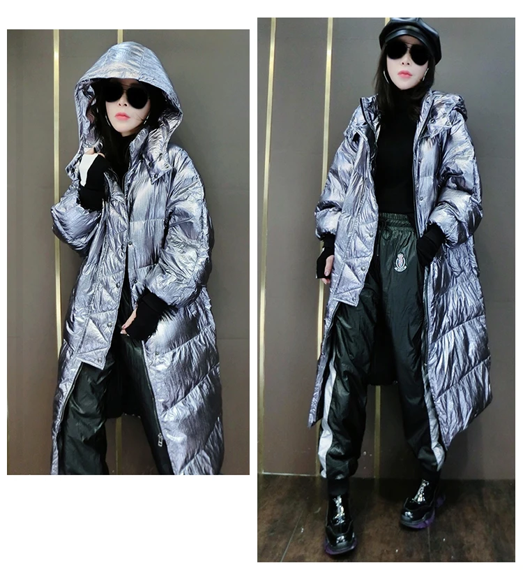 Зимняя парка, модное женское пуховое хлопковое пальто с капюшоном, стеганая хлопковая куртка, женская Свободная верхняя од