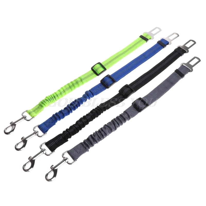 

Pet Safety Belt Adjustable Elastic Buffering Vehicle Car Seat Leash Dogs Puppy