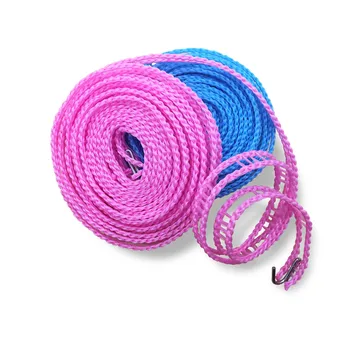 

2 Packs Portable Clotheslines with 8 Clothespins, 16ft/5M Windproof Clothes Lines Ropes with Clothes Pins Clips for Outdoor