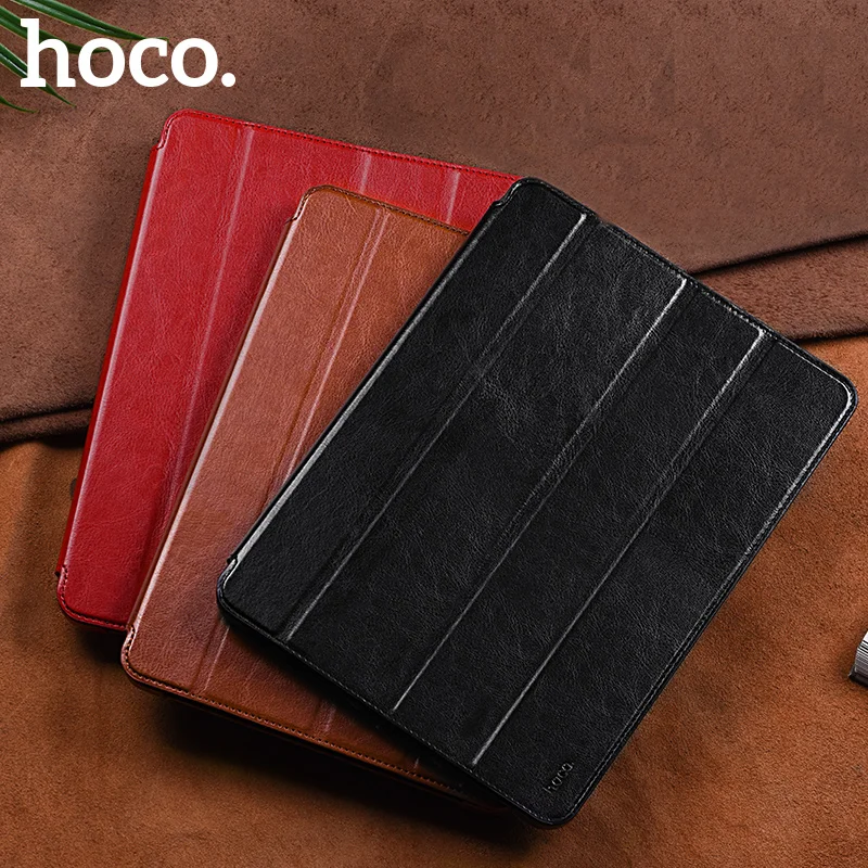 

HOCO For iPad Pro 11 Case for iPad Pro 12.9 2018 Stand Magnetic Leather Protective Smart Cover for iPad Pro 11 inch / 12.9 2018