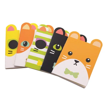

2pcs Cute Cartoon Animal Modeling Notebook Stitching Notepad Primary School Students Reward Office Stationery Memo Notebook Book