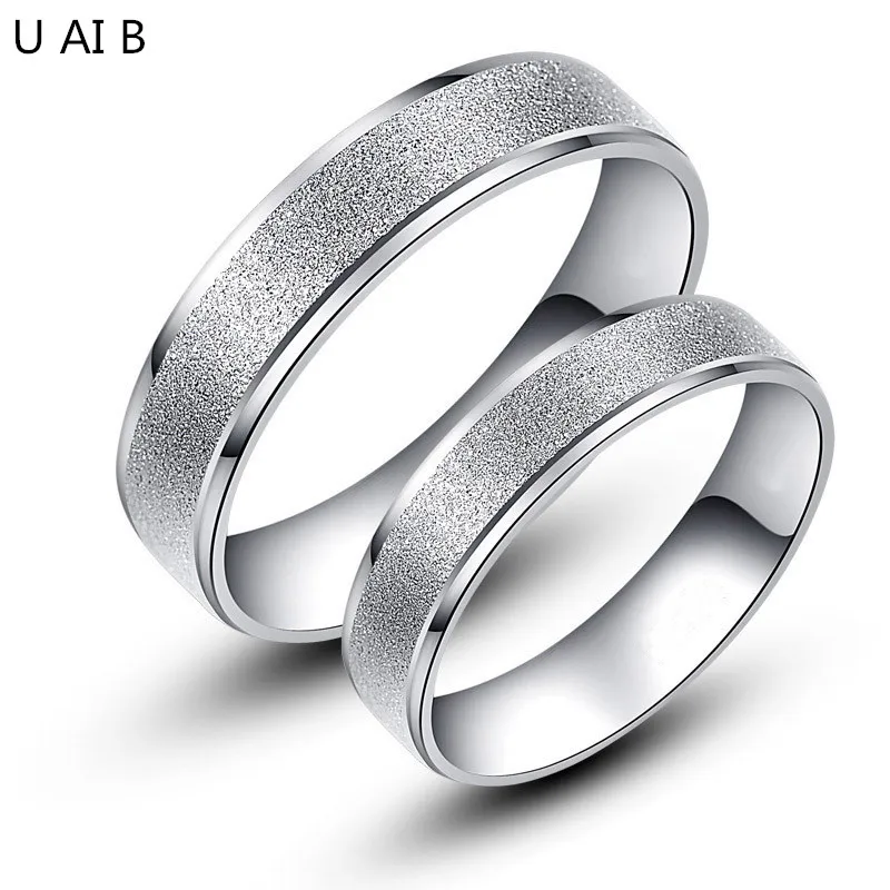 korean men and women creative matte couple rings fashion jewelry wedding engagement ring price for 1 - Wedding Ring Prices korean men and women creative matte couple rings fashion jewelry wedding engagement ring price for 1 - Wedding Ring Prices
