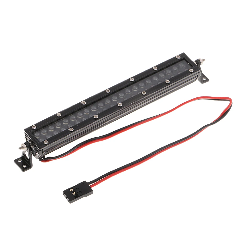 RC Roof LED Light Bar Lamp 44 LED Light Bar Strip for 1:10 RC Rock Crawler Truck TRX4 90046