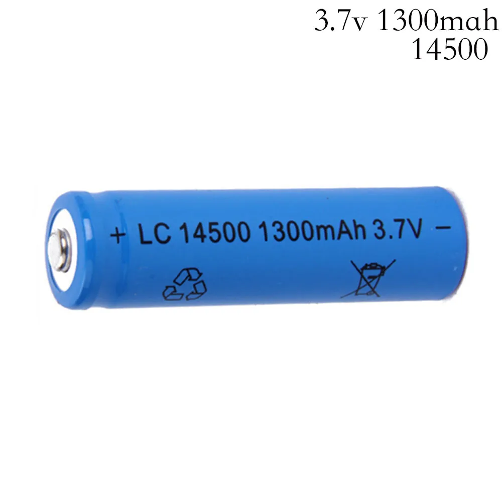 Superior Quality 14500 battery 3.7V 1300mAh rechargeable li-ion for Led flashlight batery litio Newest 3.7v 1300 | Игрушки и хобби