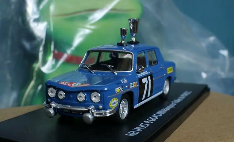 Высокая симуляция RENAULT8 модель 1:43 сплав Renault Rally 1962 #71 чемпионский автомобиль