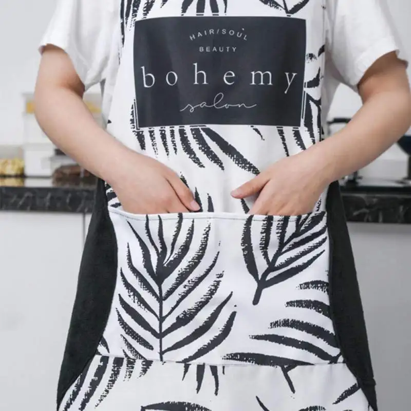 

Adjustable Waterproof Sleeveless Kitchen Aprons For Women/Men Anti-oil Aprons Kitchen Cooking Waist Bib Creative BBQ Household