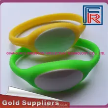 13,56 МГц силиконовый и пластиковый водонепроницаемый rfid браслет/браслет для контроля доступа/бассейн/фитнес/события