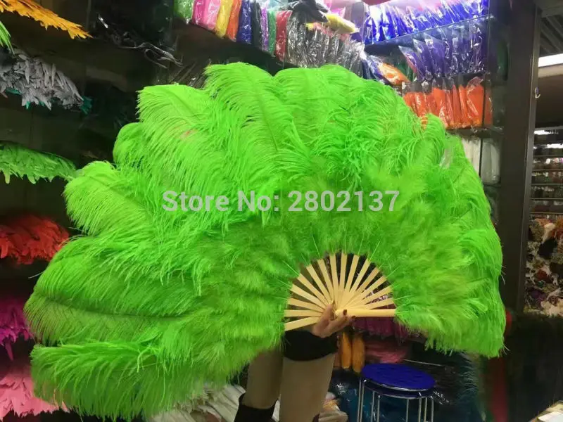  12 partage de haute qualité surdimensionné autruche plume ventilateur danse de Halloween décoration