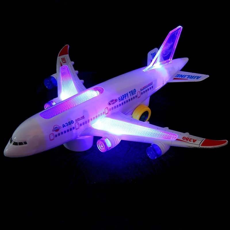 purple plane toy