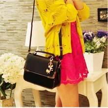 Hot fashion classic design schlösser platin paket candy farbe elegante dame frauen handtasche schultertasche messenger bag 5 farben