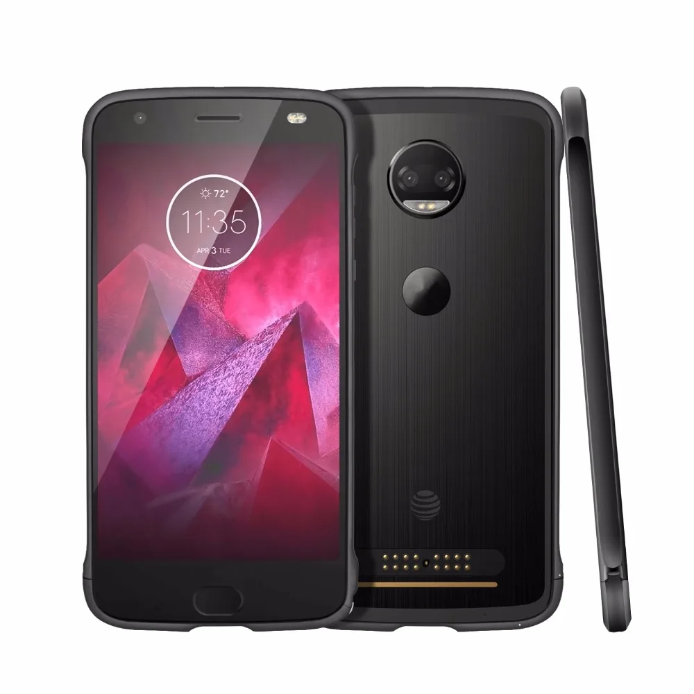Lenovo Алюминий металлический бампер для Moto Z2 силы совместимый с модами царапинам и