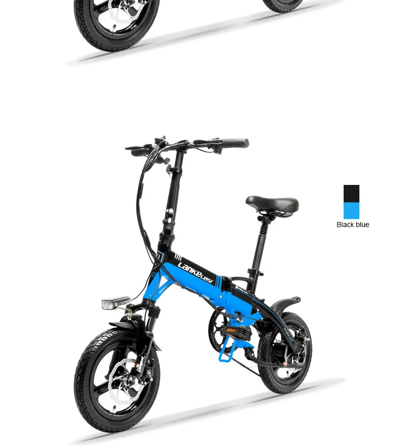 14 дюймов алюминиевый сплав Электрический велосипед 36 В литиевая батарея встроенная рама мини складной электрический велосипед 350 Вт задний мотор велосипед