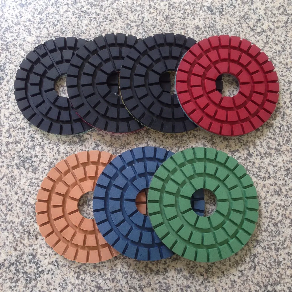 Heavy Duty Wet Diamond Polishing Pad 8 Inch Floor Polishing Wheel