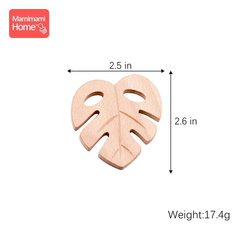 10 шт. детский Прорезыватель бук клен форма крошечная подвеска-Прорезыватель Соска цепь деревянные игрушки-Жвачки бижутерия для прорезывания зубов подвеска Bpa бесплатно