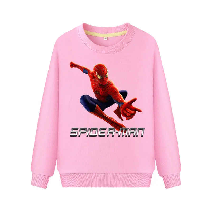 Kids 3D Cartoon Spiderman Print Hoodies Hoodie Clothes Boy Girls Long Sleeve Sports Sweatshrits Children Autumn Clothing WK129 (1)