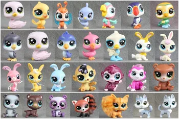 

1pcs Littlest Pet Collection Figure Bird Ribbat Monkey Owl Animals Child Loose Cute Toys