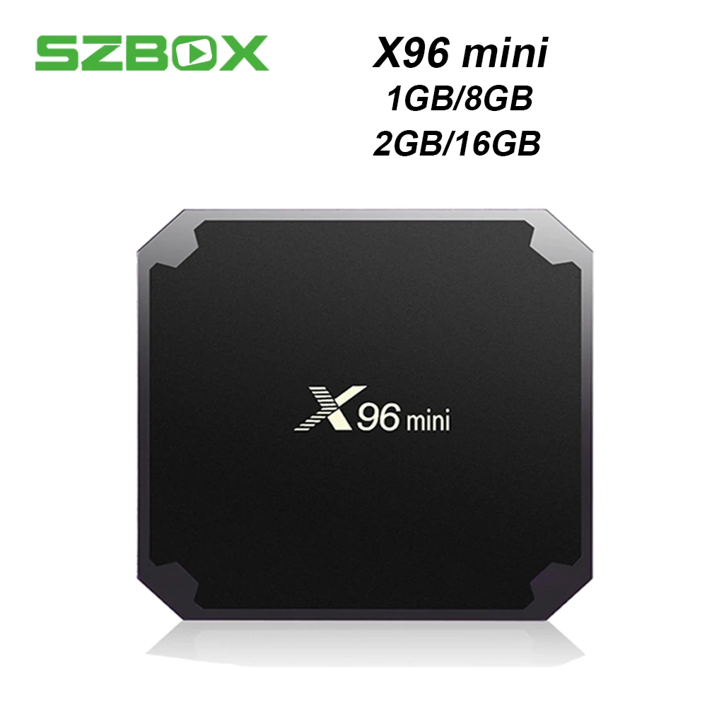 

X96 mini TV BOX Android 7.1 OS Smart TV Box 2GB 16GB Amlogic S905W Quad Core 2.4GHz WiFi 4K H.265 Set top box 1GB 8GB X96 mini