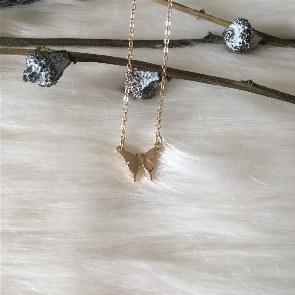 

Dainty butterfly choker necklace for girl