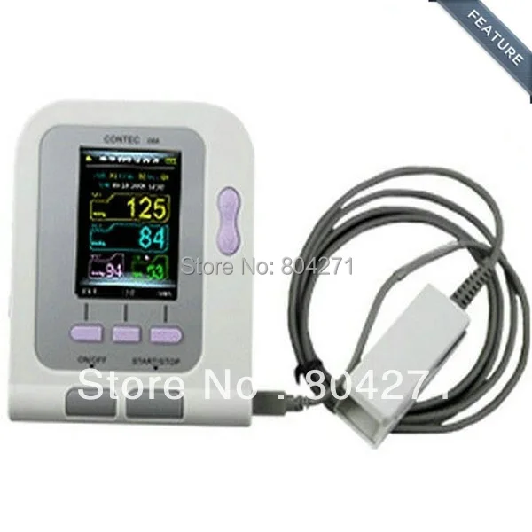 CE FDA CONTEC08A Digital Blood Pressure Monitor+Adult Cuff+Adult SpO2 Probe CE FDA CONTEC08A Digital Blood Pressure Monitor+Adult Cuff+Adult SpO2 Probe