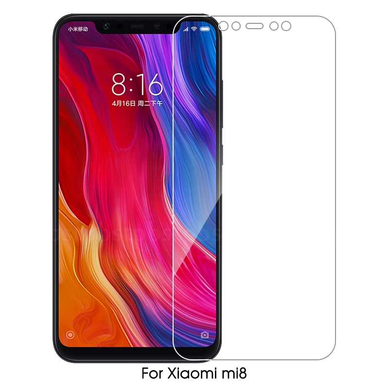 

Screen Protector For Xiaomi Mi8 Ultra-thin Clear Tempered Glass For Xiaomi Mi 8 Tempered Glass Transparent Cover For Xiaomi Mi8