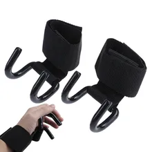 Регулируемые прочные стальные ремни с крючками для тяжелой атлетики, силовых тренировок, тренажерного зала, фитнеса, черного цвета, поддерживающие запястья, подъемные ремни