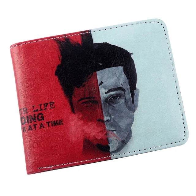 Extremely cool Movie Purse Fight Club Bi fold Wallet With Coin Pocket