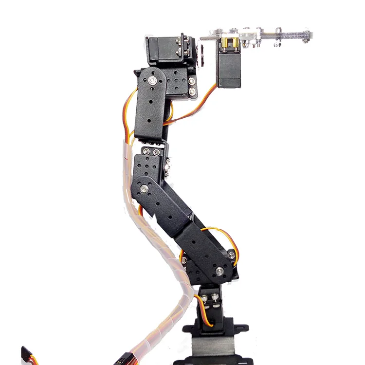 

Official iSmaring 6 DOF Robot Arm +Mechanical Claw+6PCS High torque servos +stainless steel base,Rectangle Chassis, Free shippin