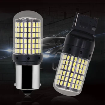 

1PCS Car Led Bulb Turn Signal Bulb Canbus No Error 3014 144 SMD 7440 1156 LED Light Bulbs Tail Turn Blinker Indicator Light Bulb