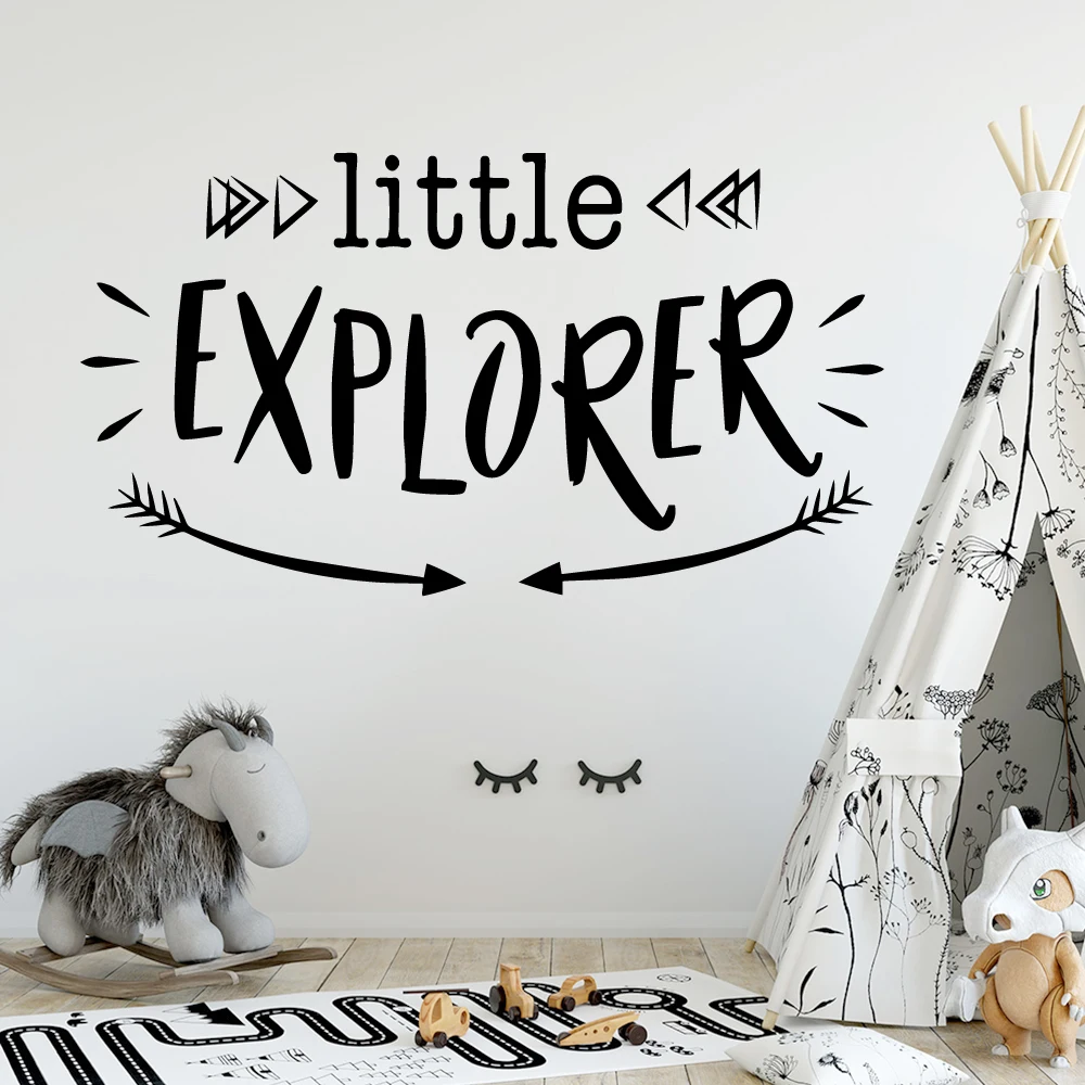 

Cartoon Style explorer Wall Stickers Animal Lover Home Decoration for Living Room Company School Vinyl Art Decal muursticker