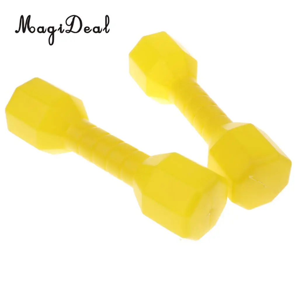 1 Pair Plastic Children Outdoor Sports Lightweight Dumbbell Outdoor Fitness Exercise Kids Kindergarten Toy