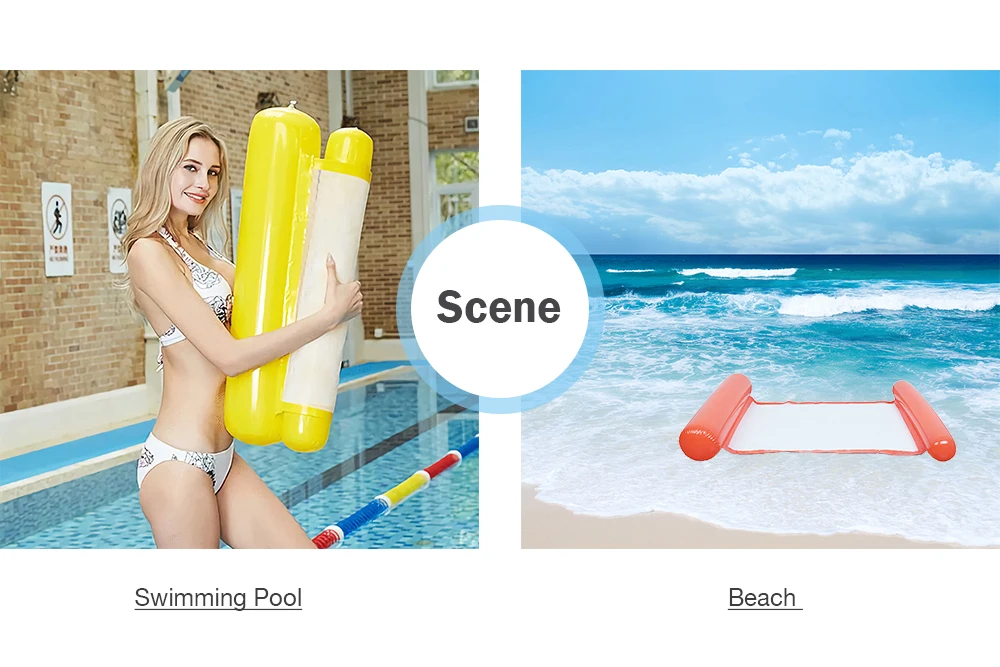 Одежда заплыва плавающая кровать ПВХ воды Спорт надувное кресло для отдыха бассейн надувной матрас гамак для бассейн пляж расслабиться