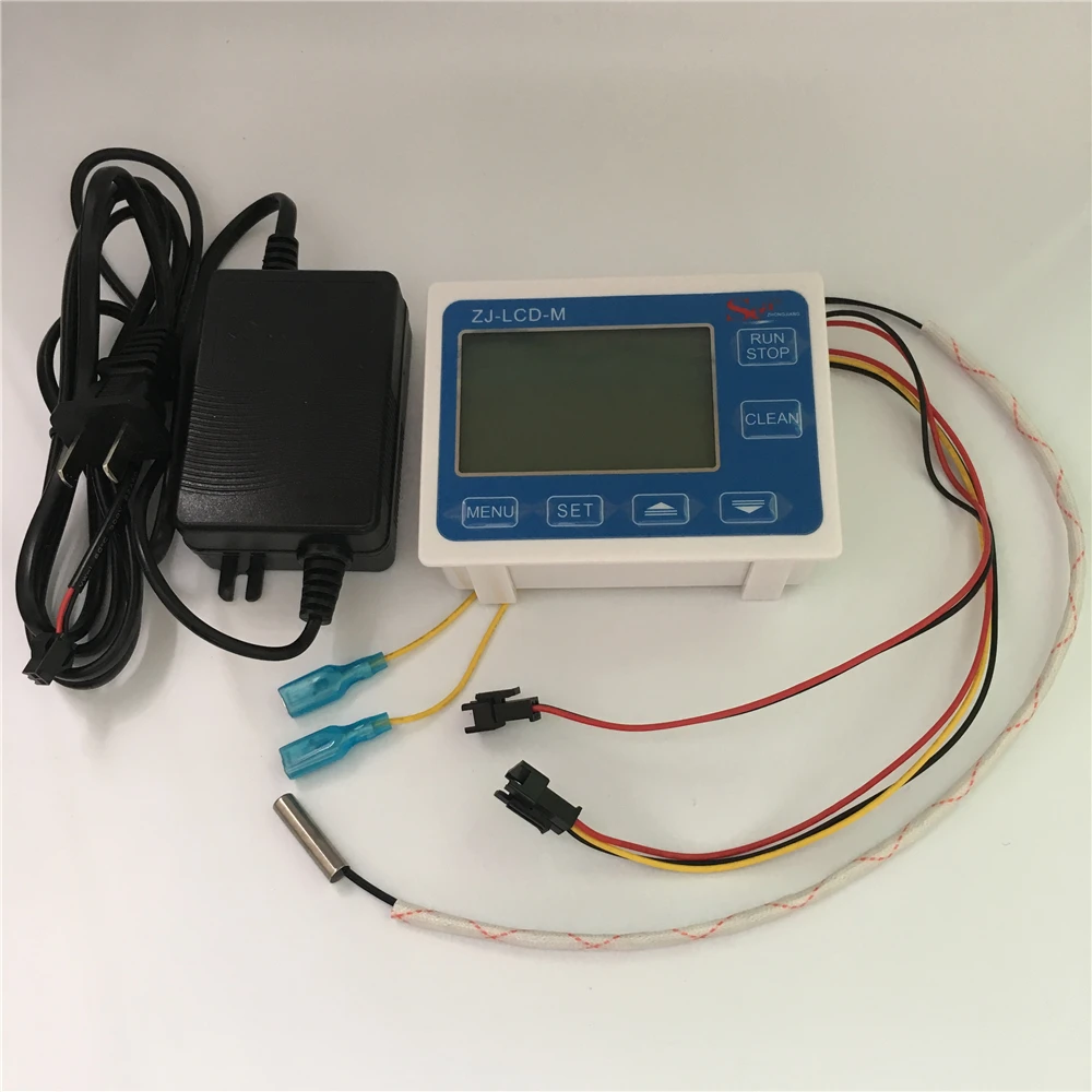 ZJ LCD M контроллер расходомера + 3/4 &quotдатчик расхода 3/4&quot клапан зарядное