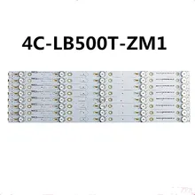 1 комплект = 8 шт. светодиодный бар светильник для TCL L50F3800A светодиодный задний светильник T0T-50D2700-8X5-3030C-5S1P 4C-LB500T-ZM1 OEM50LB01_ светодиодный 3030_V1.1_20150806