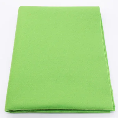CMCYILING зеленая серия мягкая фетровая ткань для вышивки DIY Швейные куклы ремесла 1,2 мм толщина полиэфирная ткань 45*110 см - Цвет: 45X110cm  color 2