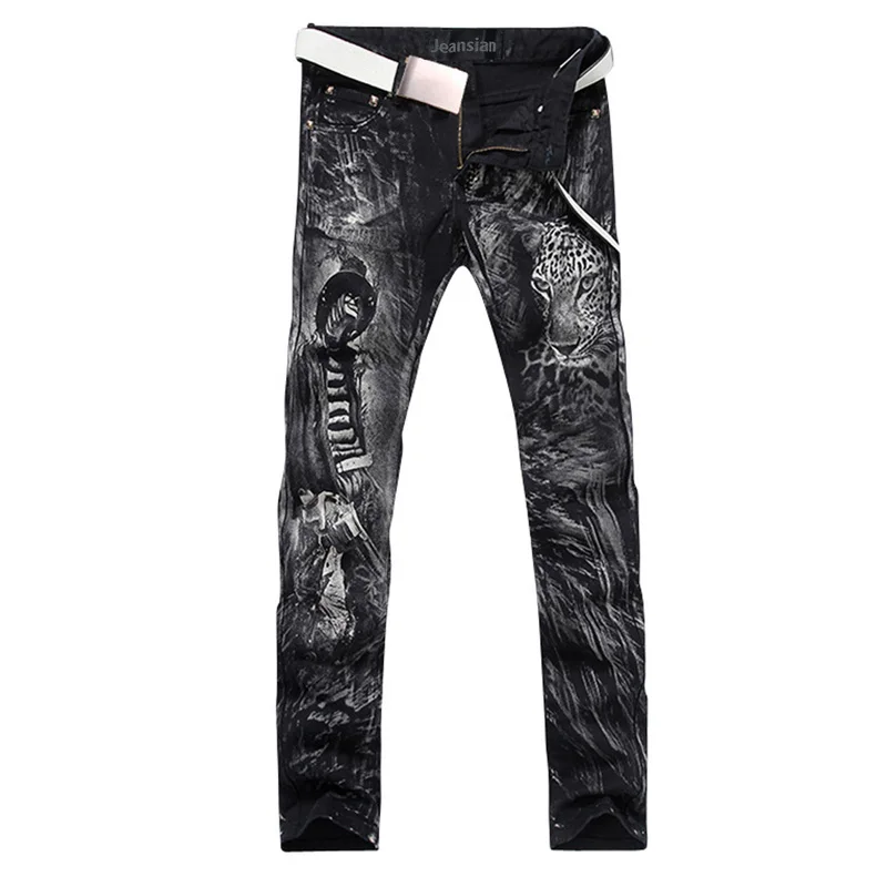 Buy 2016 new fashion straight leg jeans long men male