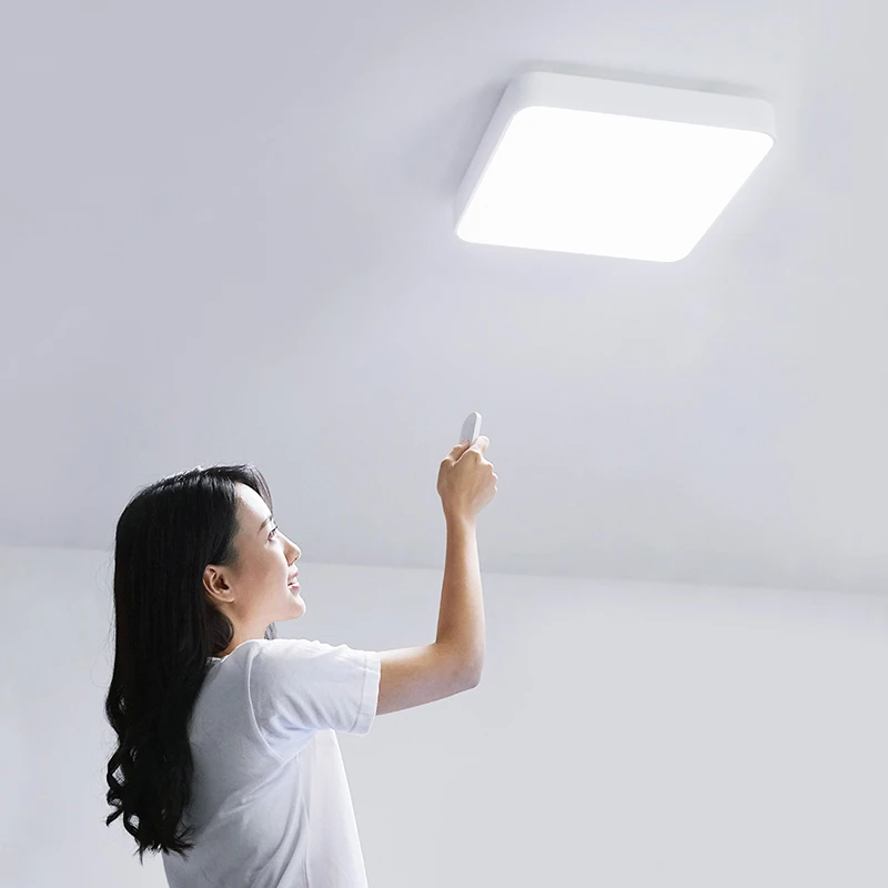 Xiaomi Mijia Yee светильник умный светодиодный квадратный потолочный светильник приложение пульт дистанционного управления потолочный светильник для спальни гостиной