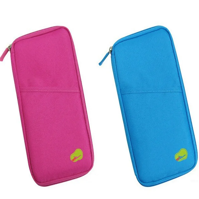 

New Multi-Function Travel Passport Storage Wallet Portable Card & ID Credit Card Holders Full Closure Zipper Card Organizer