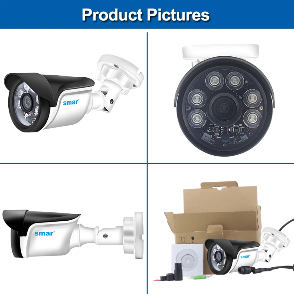 Smar H.264 POE IP Camera Outdoor 720P 960P 1080P Security Camera 24 hours Video Surveillance With ICR Onvif POE 48V Optional (3)