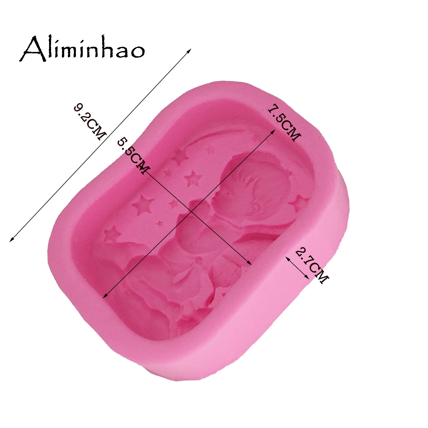 B0340 мальчик Ангел молящийся DIY шоколадный Сахар ремесло силиконовая форма для