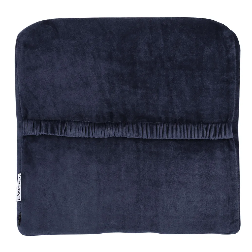 LANGRIA Newest High-Resilience Memory Foam Lumbar Back Support Cushion Relief Pillow for Office Home Car Auto Travel Booster 4