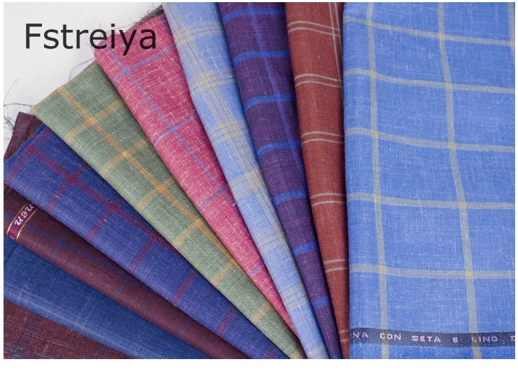 Custom Made men suit high quality worsted silk linen wool material fabric customized Men Slim Fit Wedding Suit mens clothes 2019