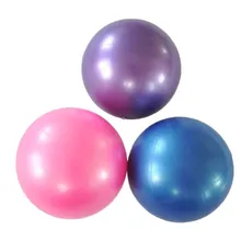 25 см упражнения фитнес Гладкий йога мяч розовый фиолетовый синий ПВХ пилатес массаж тренировки мяч фитбол для баланса